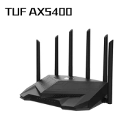 ASUS TUF-AX5400 AX5400 TUF Gaming Dual Band WiFi 6 Gaming Router With Dedicated Gaming Port, 3 Steps Port Forwarding AiMesh Wifi