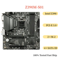 For MSI Z390M-S01 Motherboard 128GB LGA 1151 DDR4 Micro ATX Mainboard 100% Tested Fast Ship