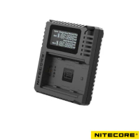 Nitecore FX3 雙槽LCD螢幕顯示USB充電器 For Fujifilm 富士 NP-W235 XT4 快充 相機座充 公司貨