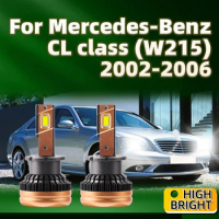 2Pcs LED Headlight 50000LM HID D2S 6000K CSP Chips Car Light For Mercedes-Benz CL class W215 2002 2003 2004 2005 2006