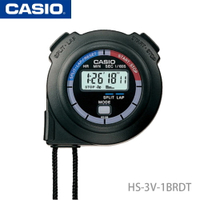 【CASIO】卡西歐 碼錶 單組記憶10HR計時秒錶(黑) HS-3V-1BRDT