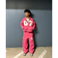 zipper cardigan fashion 07even hoodies women and street casual sweatpants set sweatshirts tracksuit 