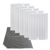 5 Set Hepa Filter And Carbon Cotton Air Purifier Replacement For Honeywell HPA 200 Air Purifier