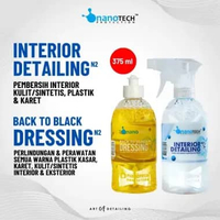 PAKET PEMBERSIH INTERIOR MOBIL & PERAWATAN - JOK MOBIL - PENGHITAM DASBOARD - NANOTECH PROTECTION