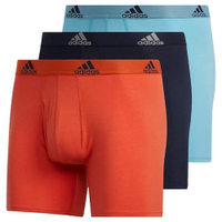 Adidas 男彈力四角內褲(3件)