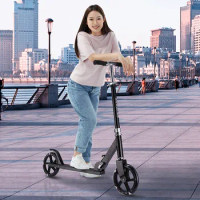 New Children Scooter Sturdy Lightweight Height Kick Scooters Adjustable Aluminum Alloy Foldable Adults Foot Scooters