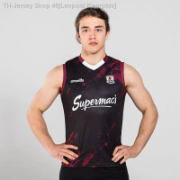 Rompi Sukan Ragbi, Leopold Reynolds, Galway GAA, Hitam, Saiz Tersedia S-3XL, Jersi Rompi Ragbi, Baju