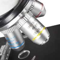 Semi-plan Achromatic Objective Lens 195 mm Conjugate Distance 4X/10X/20X/40X/60X/100X for Biological Microscope 160/0.17 45EP