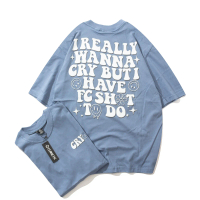 Kaos Oversize Streetwear Distro Pria dan Wanita Katun Santai Crew Neck Baju Oblong