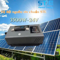 BỘ CHUYỂN ĐỔI NGUỒN SÓNG SINE CHUẨN STE 24V SANG 220V 3500W - SOYER TECH