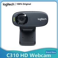 Logitech C310 HD Webcam 720P Computer Video Conference Camera Built-In MIC Auto Focus Web Camera For PC Notebook