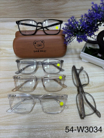 Frame Kacamata Kotak Tipis TR90 Korea - Super Ringan Ganti Lensa Minus