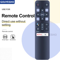 RC802V FUR6 RC802V FUR7 Remote Control Google Assistant Voice For TCL TV 55C715 49S6800FS 50P8S 55EP