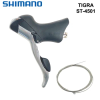 SHIMANO TIGRA ST-4501 4500 2x9 Speed Double STI Road Bike Shifters Brake Levers New Left Side Only 2 Speed with Shift Cable