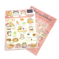 2021年曆 L型文件夾 (A4) 【角落生物 麵包貓】 CF02