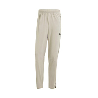 Adidas WO WVN Pant IS3790 男 長褲 亞洲版 運動 訓練 健身 吸濕排汗 拉鍊口袋 米灰