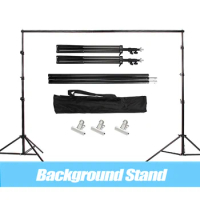 Background Stand 2x3m Aluminum Alloy Studio Photo Frame Backdrop Stand Support System Professional Photography Accessories
