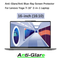 2X Ultra Clear/Anti-Glare/Anti Blue-Ray Screen Protector for Lenovo Yoga 7i 13th Gen (16, Intel)/Yoga 7i 16″ 2-in-1 Laptop 16:10