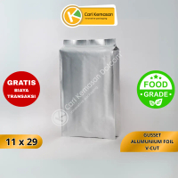 ISI 100 Gusset (11+6+1) x 29 Kemasan Plastik Alumunium Foil Warna Doff