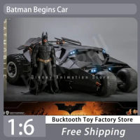 In-Stock Hot Toys Original MMS596 Batman Begins Movie 1:6 Action Figure Batman Figurine Chariot Collection Begins Model Toy Gift
