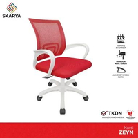 Kursi Kantor Kursi Gaming Kursi jaring Kursi Staff Zeyn Merah (Baru)