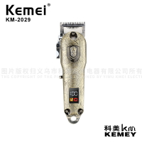 新品/Kemei理發器K推-推029金C屬機身LED液晶顯示電M剪跨境電2子