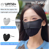 [ready]Masker Wajah Anti Uv Pelindung Matahari UPF50+ Masker Wanita ice Sutra masker COD