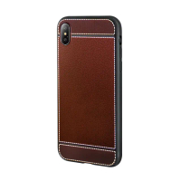 【General】iPhone XS Max 手機殼 保護殼 商務皮革紋質感保護套