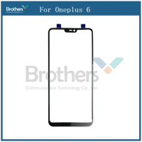 For Oneplus 6 Touch Screen Outer Glass Front LCD Glass Lens For One plus 6 Phone Replacement Repair Parts