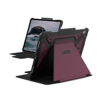 【UAG】iPad Air 13吋（2024-2025）都會款耐衝擊保護殼-紫紅(M3 M2 平板殼 防摔殼)