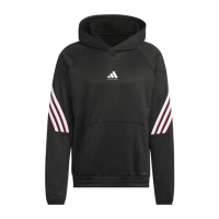 【adidas 愛迪達】Crazywarm Hoody 男 連帽上衣 帽t 連帽長袖 休閒穿搭 保暖 黑(JN2491)