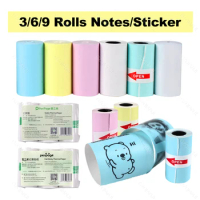 White Color Sticker Label Thermal Paper Rolls for Photo Printer and Color White Receipt Bill Printer Paper Roll for Peripage A6