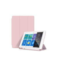 【Didoshop】iPad Air 10.9吋 2020 帶筆槽 親膚質感三折平板皮套 平板保護套(PA234)