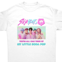 เสื้อยืด Saja Boys Soda Pop T-Shirt เสื้อยืด K-pop Demon Hunters ของขวัญ fandom merchandise