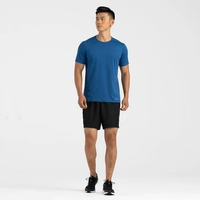 KIPRUN Baju Lari Pria Run Dry Breathable Biru XL