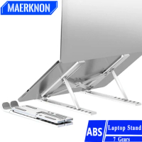 Laptop Holder Desk Stand Plastic ABS Notebook Support Riser Portable Computer Foldable Bracket Lifting for Macbook Apple Air Pro