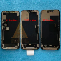 Real Original For Apple iPhone 13 Pro Max 13 Mini LCD Frame Display Screen For iPhone 12 Pro 11 12 14PM Max 14 Plus Display