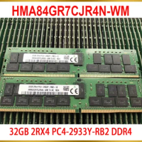 1 Pcs For SK Hynix RAM 32G 32GB 2RX4 PC4-2933Y-RB2 DDR4 Memory 2933 DDR4 HMA84GR7CJR4N-WM