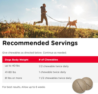 Nutri-Vet Hip & Joint Regular Strength Chewable Dog Supplements, Formulated with Glucosamine Chondro