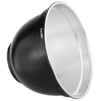 Haoge 7" Standard Reflector Diffuser Lamp Shade Dish for Balcar Alien Bees Einstein Studio Light Strobe Monolight Flash