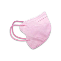 【健康天使】MIT醫用3D立體成人寬耳繩鬆緊帶口罩 粉色(30入/袋)