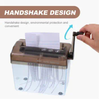 1pc Office Home A4 Paper Paper Shredders For Home Use Heavy Duty For Documents Paper And Card Hand Cut Paper Shredder Straight