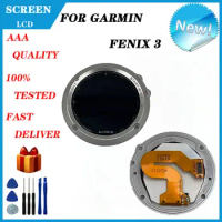 For GARMIN Fenix 3 GPS Smart Watch LCD Screen Display Frame Watch Glass Replacement Repair Parts