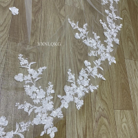 3m Cathedral Wedding Bridal Veil Soft Lace Ivory White Veil with Comb Veil Velo Noiva Wedding Access