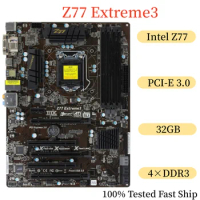For Asrock Z77 Extreme3 Motherboard 32GB LGA 1155 DDR3 ATX Mainboard 100% Tested Fast Ship
