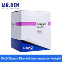 MR DEN Dental DMG Silagum-Putty Soft Light Impression Materials for dental clinic 262ml x 2