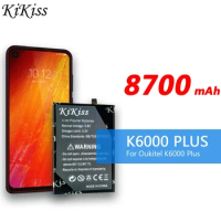 8700mAh kikiss for OUKITEL K6000 PLUS Replacement Parts backup Smart Phone battery for OUKITEL K6000PLUS K6000+