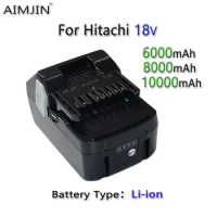 18V 6000/8000/10000mAh Li-ion Battery for Hitachi/HiKOKI 18V Cordless Power Tools for BSL1850 BSL1860 BCL1815 EBM1830 BSL1840 33