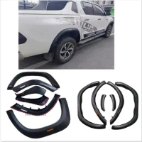 2015-2024 ABS Car Wheel Eyebrow Arc Ring Fender Wheel Arch Fit For Toyota Hilux Revo Protector/Mudguard Sticker