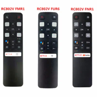 New Original Smart Home TCL Infrared Remote Control RC802V FMR1 RC802V FUR6 RC802V FNR1 for TCL Android 4K Smart TV